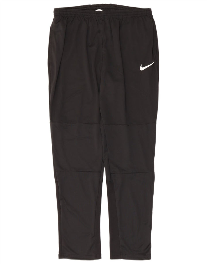 Pantaloni de trening NIKE Dri Fit pentru femei UK 18 XL Poliester negru