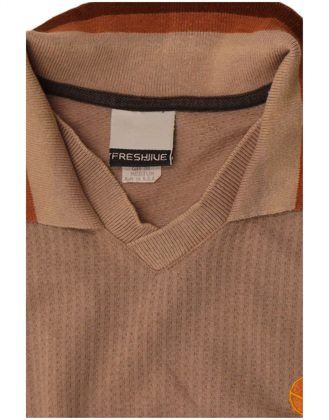 Tricou polo vintage pentru bărbați, bumbac cu dungi medii, multicolore