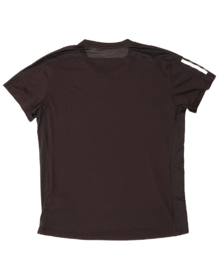 Tricou pentru bărbați Adidas Aeroready Top mare din poliester negru
