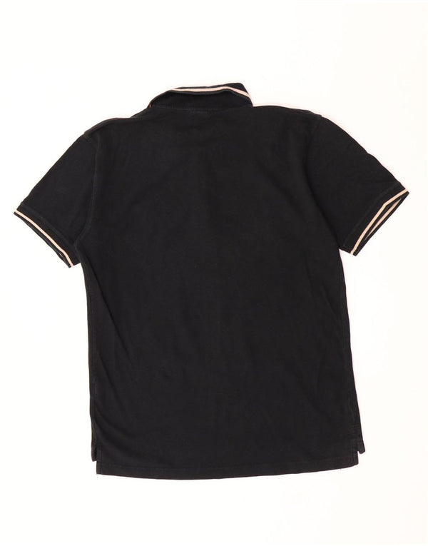 Tricou polo Fila pentru bărbați, bumbac cu dungi negre mari