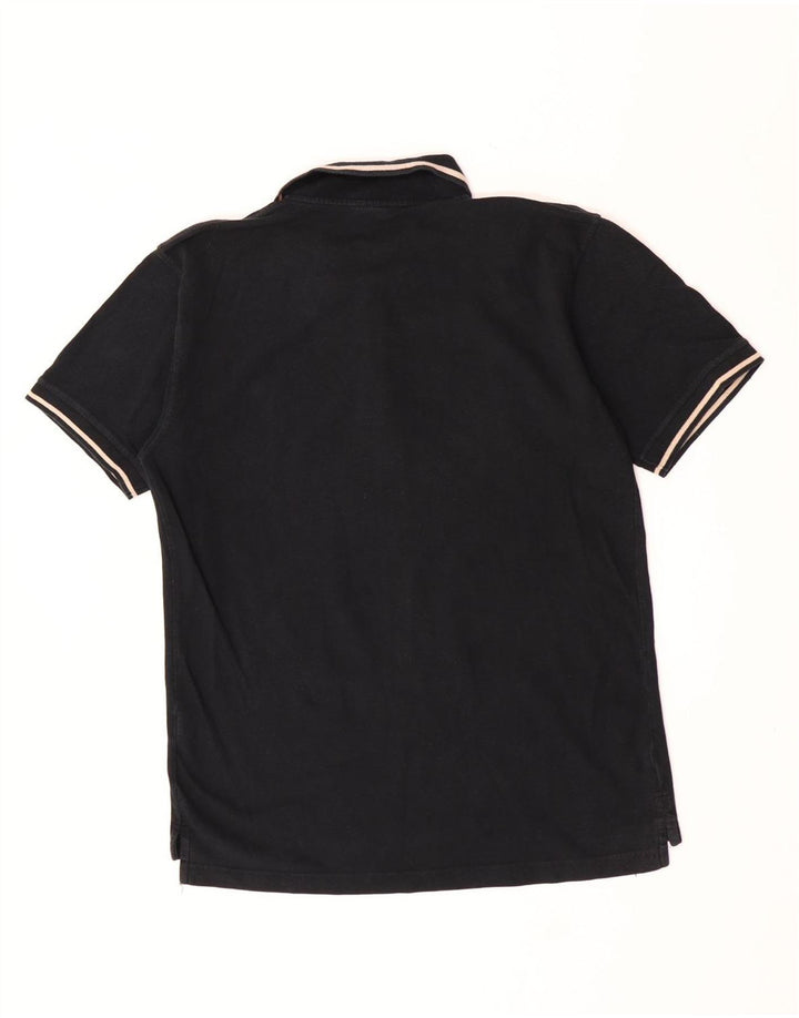 Tricou polo Fila pentru bărbați, bumbac cu dungi negre mari