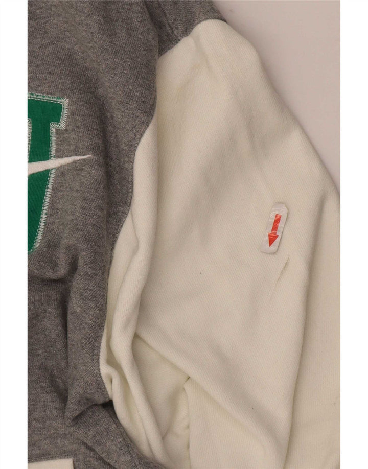Jachetă de top pentru trening grafic Nike pentru bărbați, bumbac color bloc, gri mic