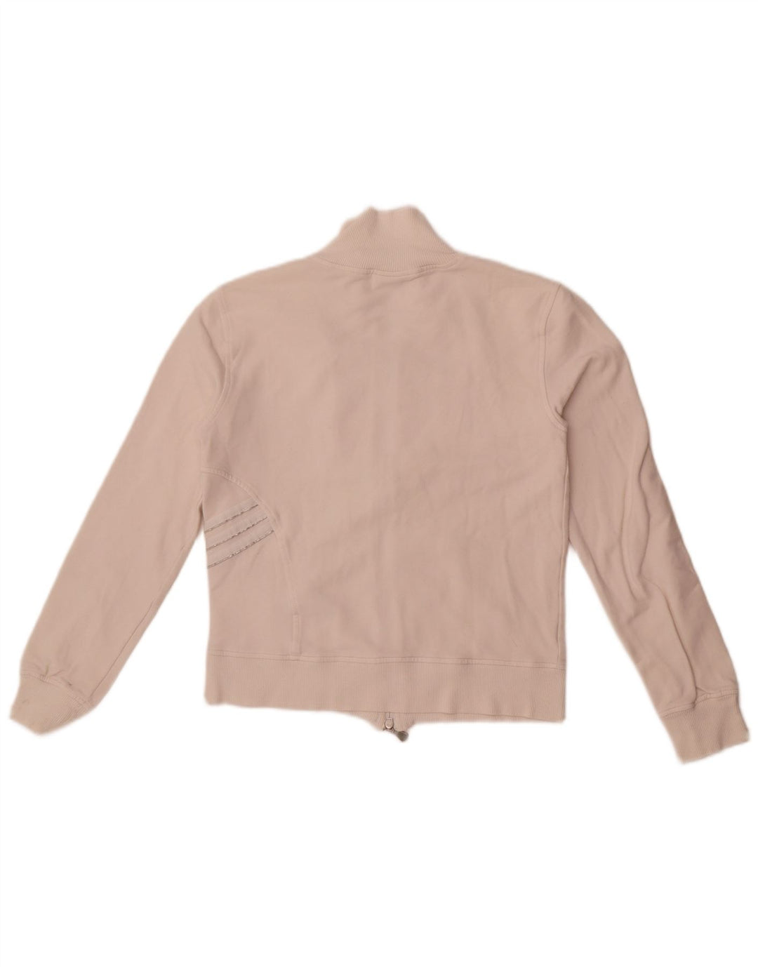 Jachetă Adidas Crop Trening Top Jacket UK 10 Bumbac alb mic