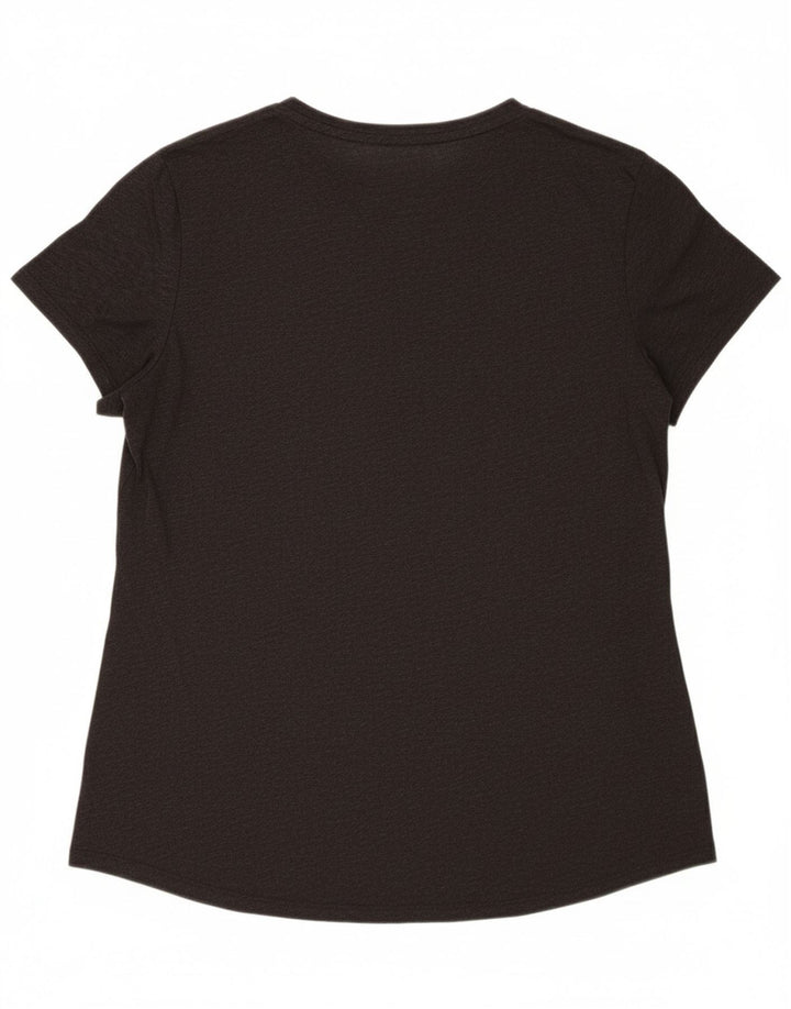 PUMA Womens Graphic T-Shirt Top UK 16 Large Grey Polyester