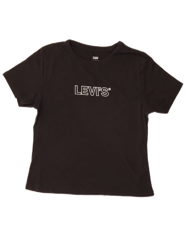 Tricou grafic Levi's pentru femei Top UK 12 Medium Black