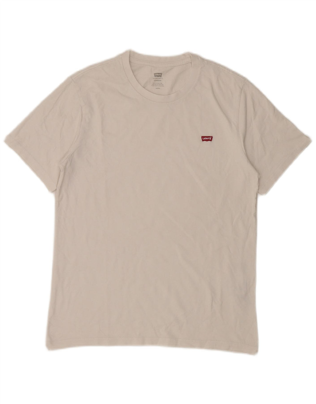 Tricou standard pentru bărbați LEVI'S Top mic din bumbac alb