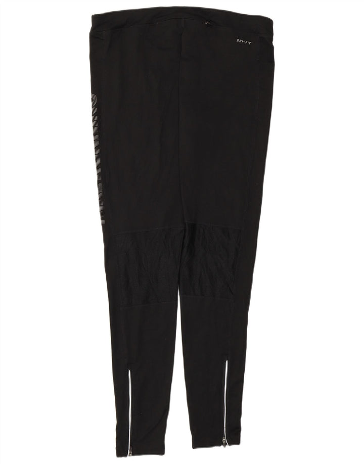 Leggings NIKE Dri Fit Graphic pentru femei UK 18 XL Poliester negru