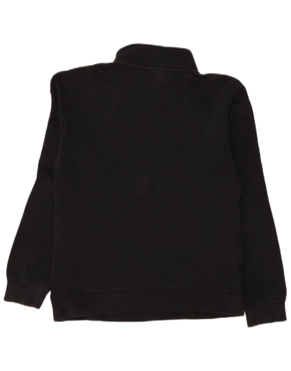 Pulover Nike pentru bărbați, cu fermoar, cu gât, XS, bumbac negru