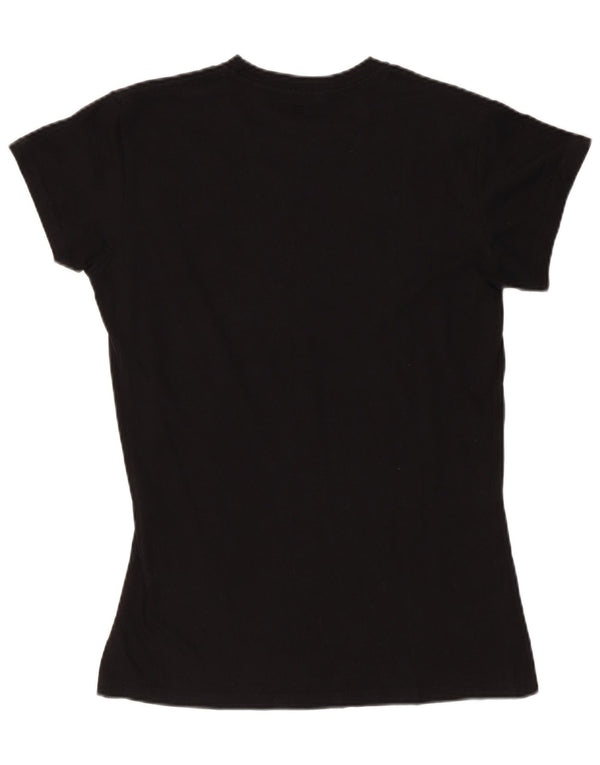 HARD ROCK CAFE Tricou grafic Vienna pentru femei Top UK 14, mare, negru, bumbac