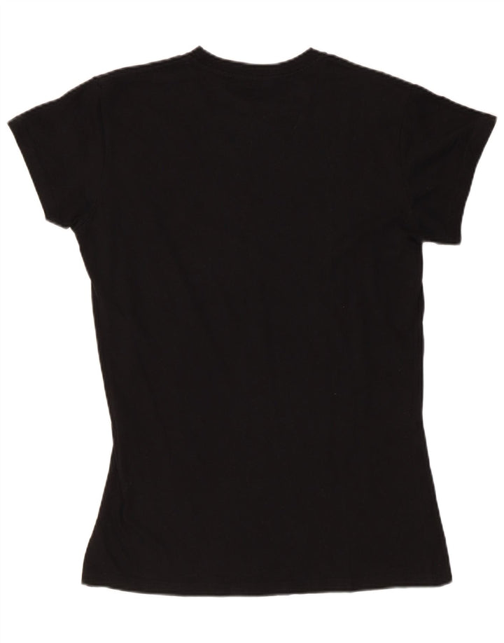 HARD ROCK CAFE Tricou grafic Vienna pentru femei Top UK 14, mare, negru, bumbac