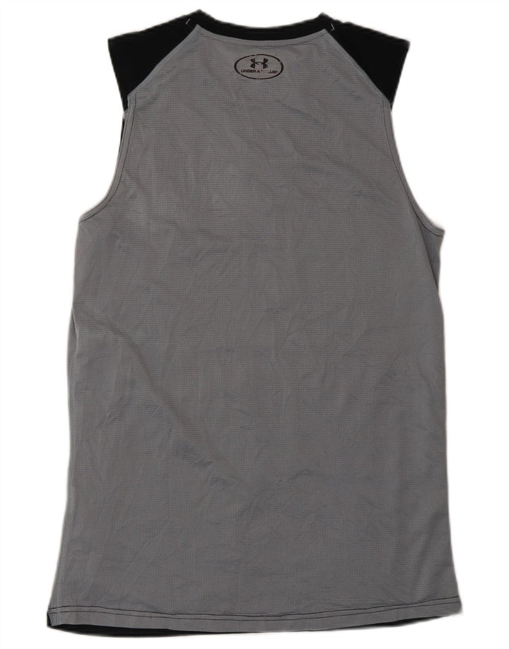 Vestă Under Armour pentru bărbați Heat Gear Top mic, negru, poliester color bloc