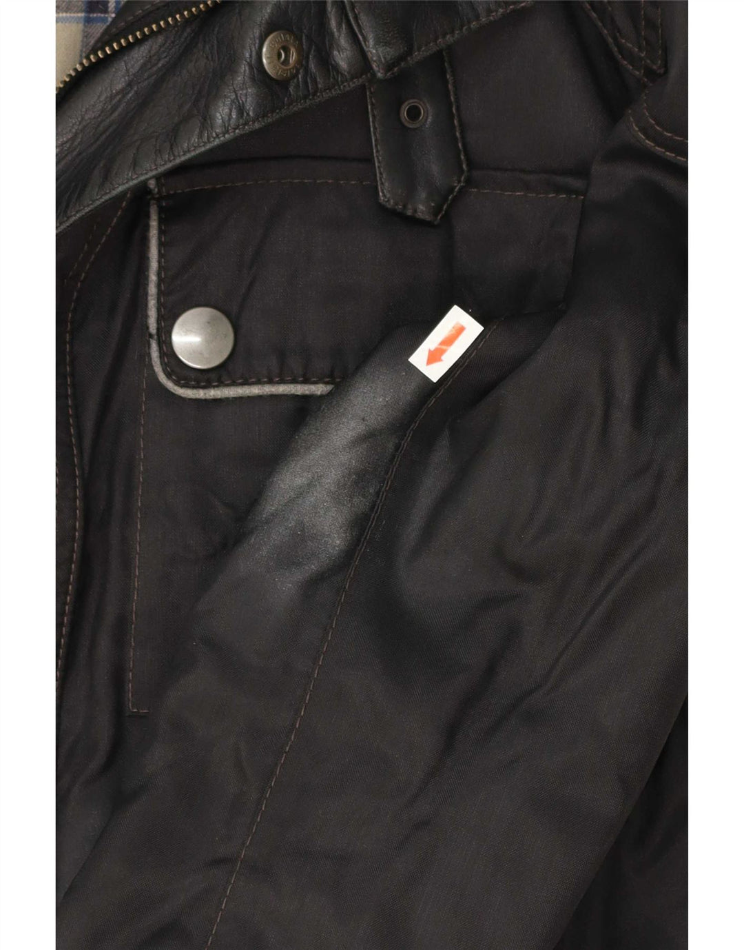 Jachetă Belstaff Graphic Racer pentru bărbați UK 38 Medium Black Nylon