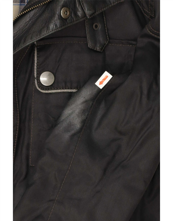 Jachetă Belstaff Graphic Racer pentru bărbați UK 38 Medium Black Nylon