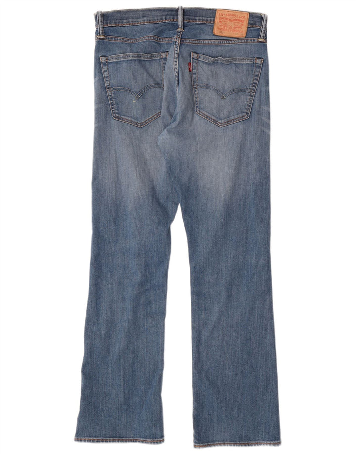 Blugi pentru bărbați LEVI'S 527 Bootcut W30 L32 Bumbac albastru