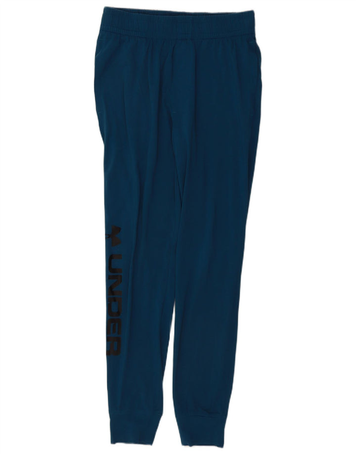 Pantaloni de trening grafic pentru femei Under Armour Pantaloni de jogging UK 12 Medium Blue