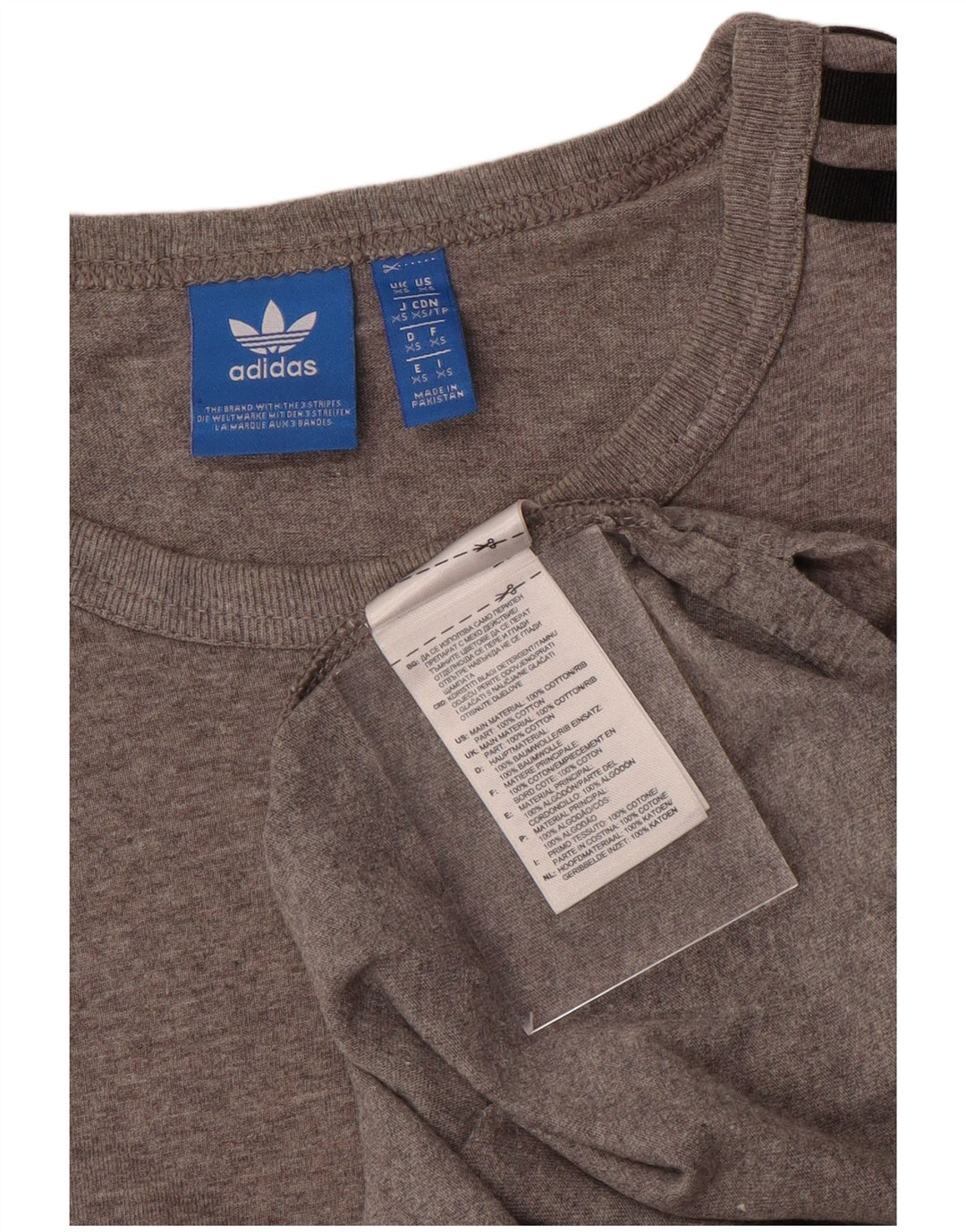 Tricou pentru bărbați Adidas Top XS bumbac gri