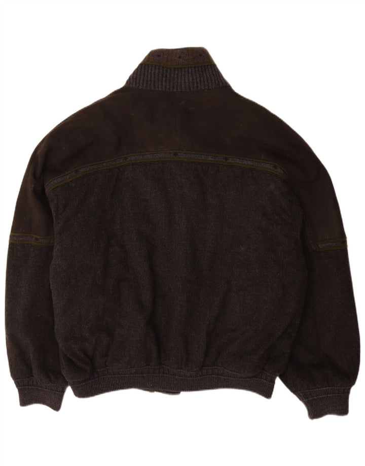 Bomber pentru bărbați Torras IT 58 4XL Lână gri