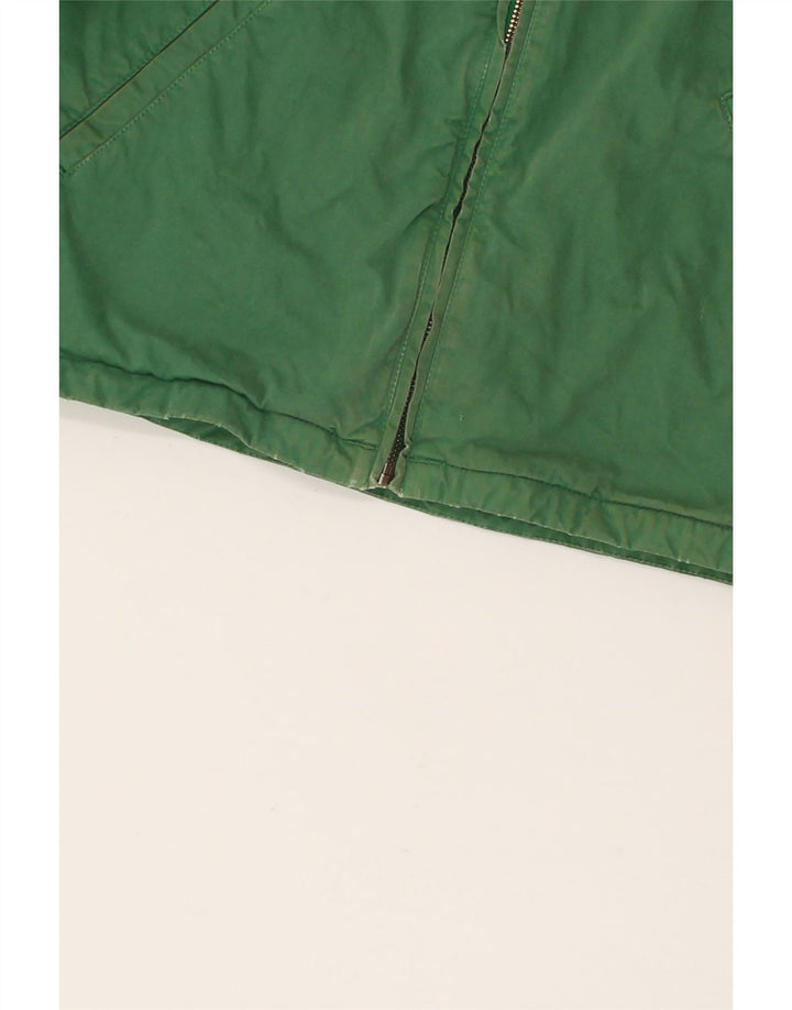 NAPAPIJRI Boys Graphic Bomber Jacket 11-12 Years Green Cotton Vintage Napapijri and Second-Hand Napapijri from Messina Hembry 