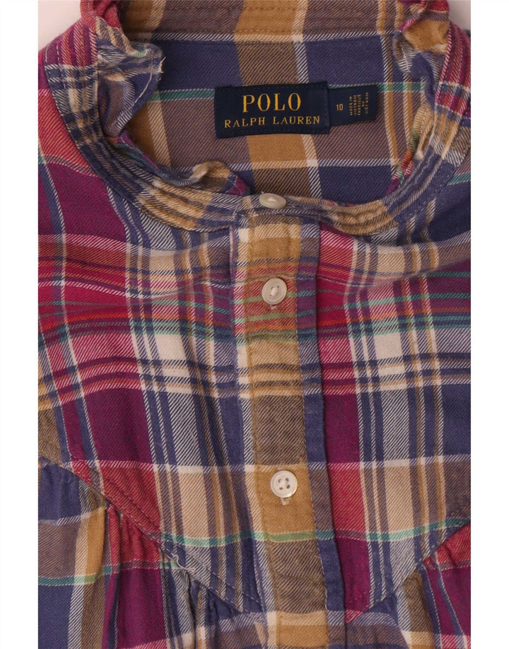 Cămașă pentru femei Polo Ralph Lauren cu volane în față US 10, mare, multicoloră