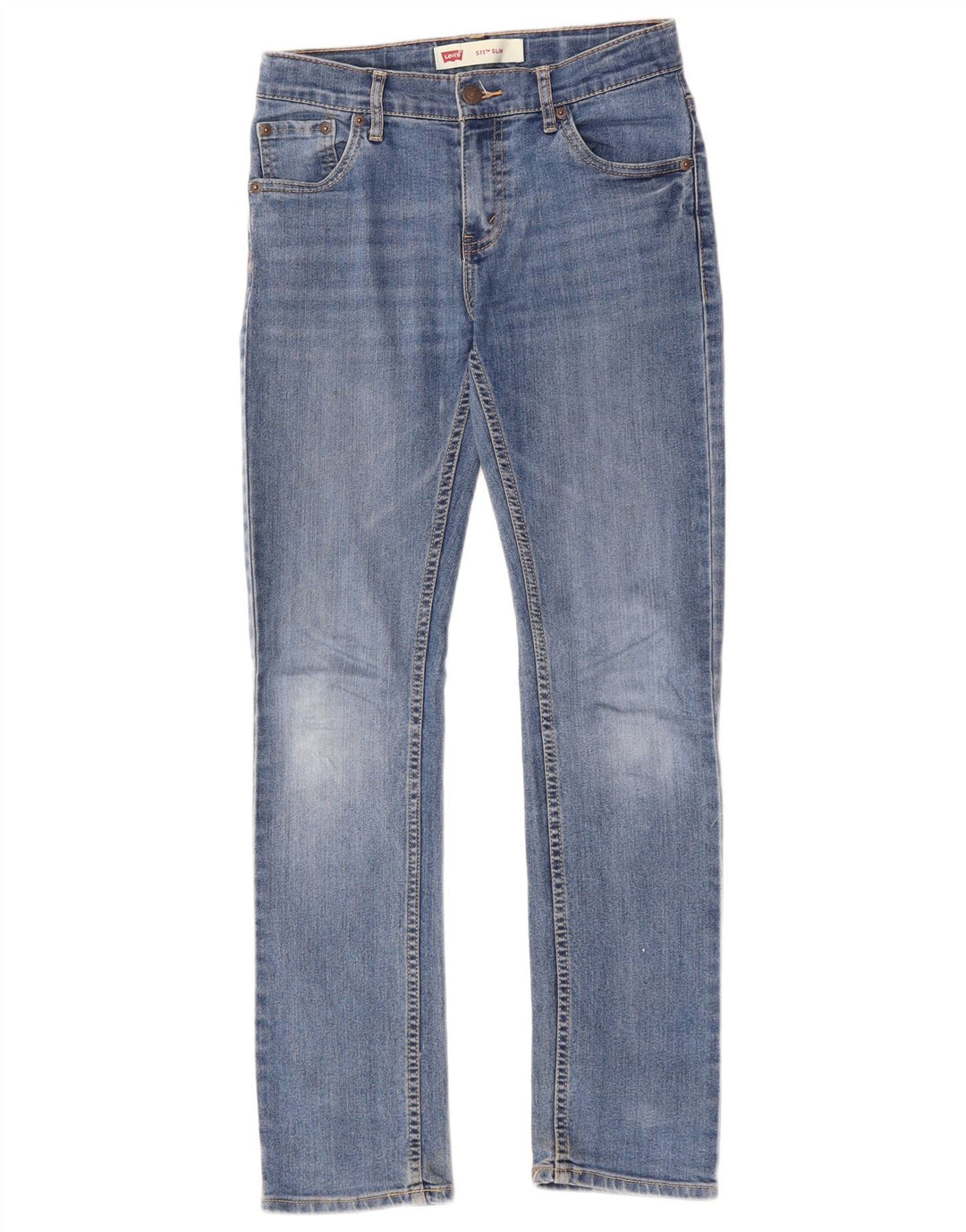 LEVI'S Boys 511 Slim Jeans 13-14 Years W30 L28 Blue Cotton