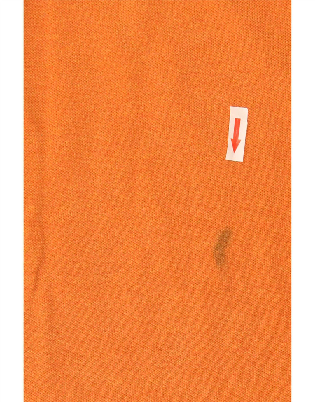Tricou polo pentru bărbați Lacoste cu mânecă lungă, mărimea 4, bumbac portocaliu mediu