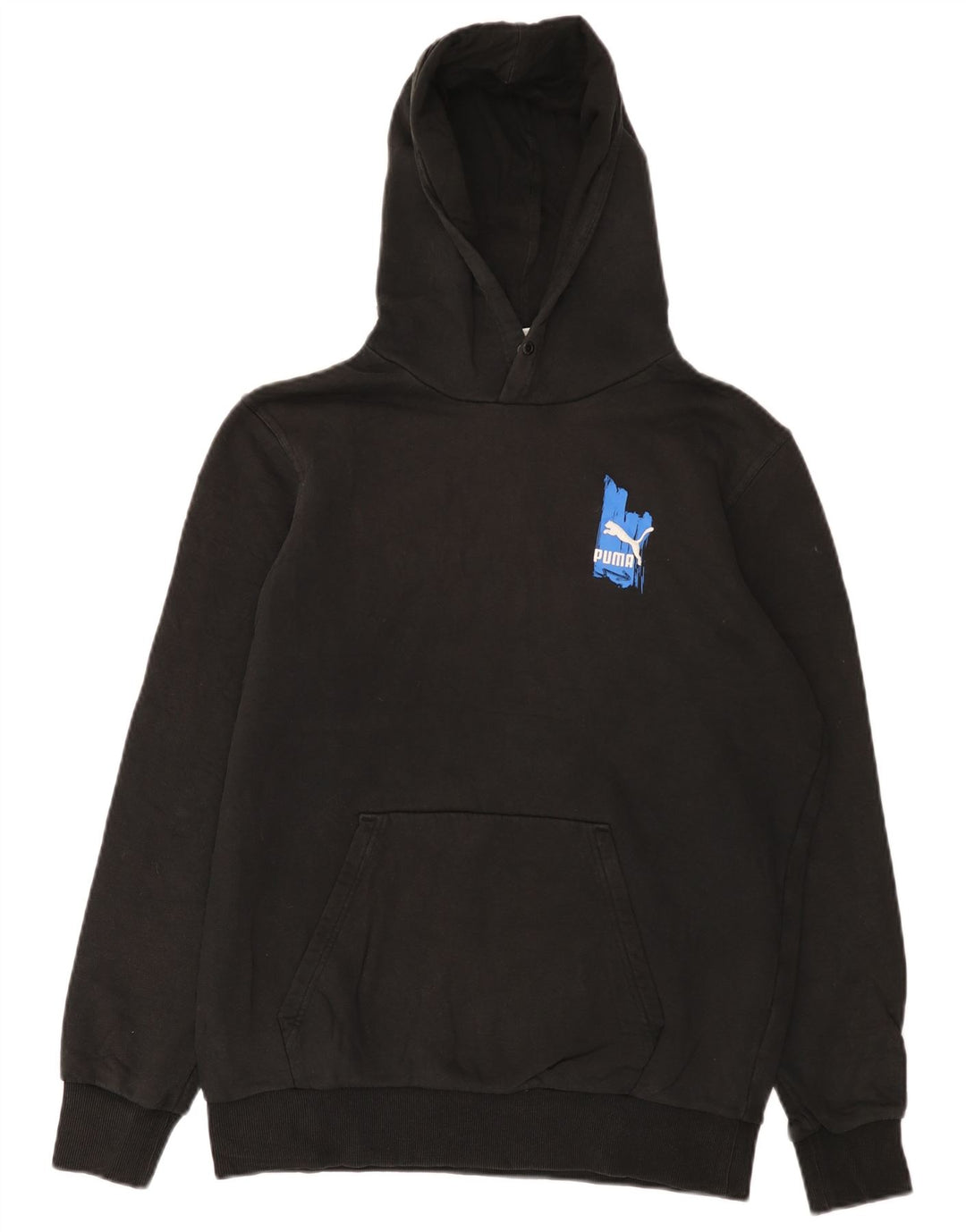 Pulover pentru bărbați Puma Graphic Hoodie, bumbac mediu negru