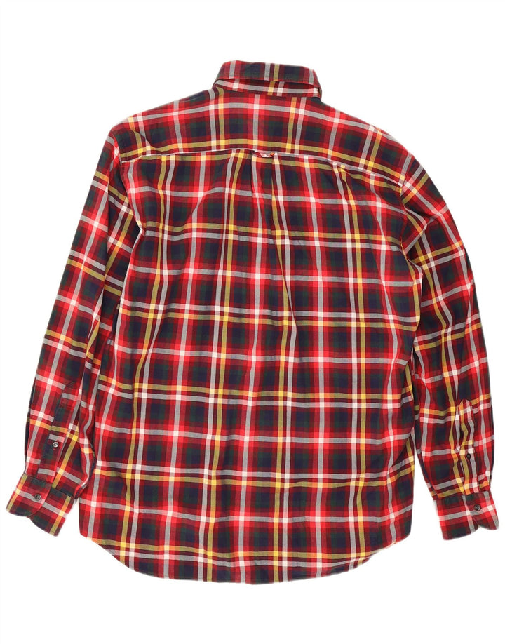 Cămașă de flanel pentru bărbați vintage Mărimea 16 41, roșu, caroserie mare