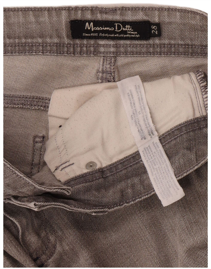 Blugi skinny pentru femei Massimo Dutti W28 L33 bumbac gri
