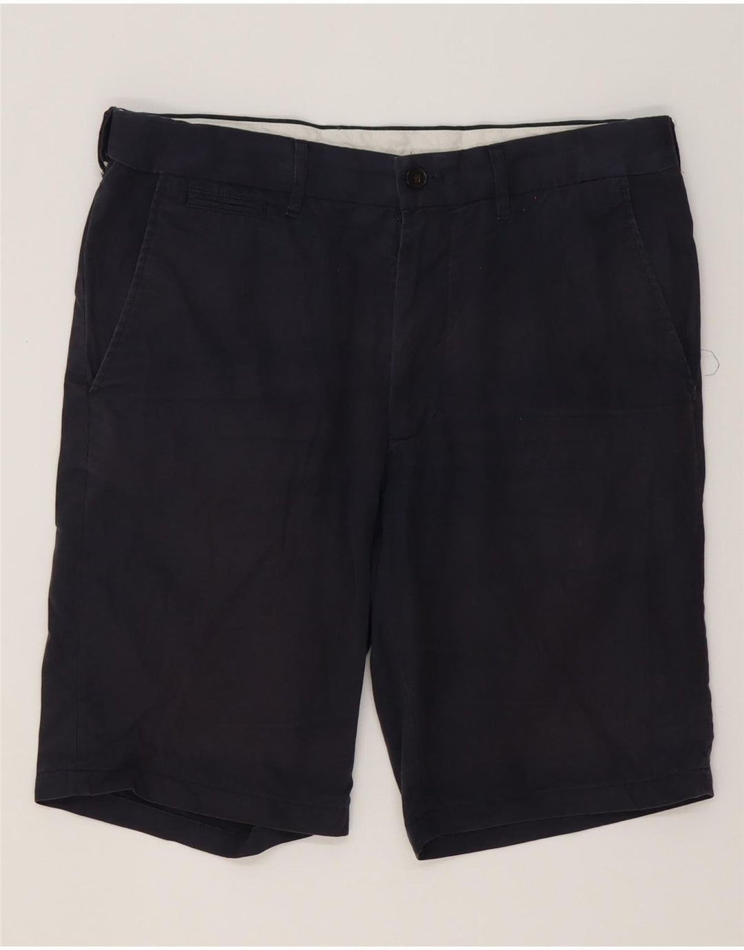 Pantaloni scurți chino pentru bărbați Marks & Spencer W32, bumbac bleumarin mediu
