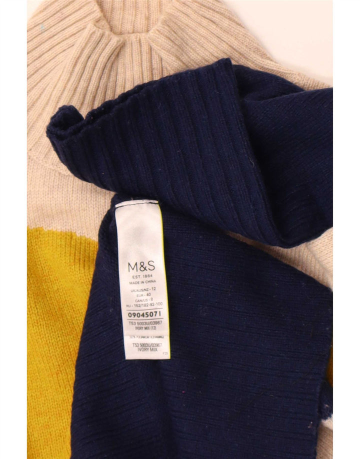 Pulover cu gât țestoasă pentru femei Marks & Spencer UK 12 Medium Multicolor
