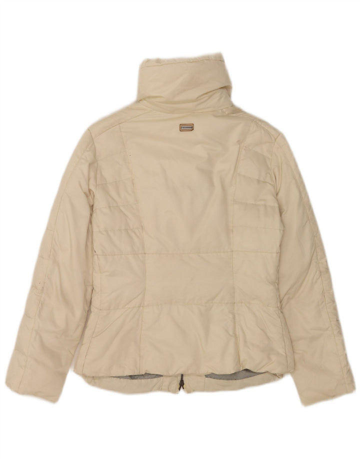 Jachetă căptușită pentru femei Trussardi IT 46 mare bumbac alb