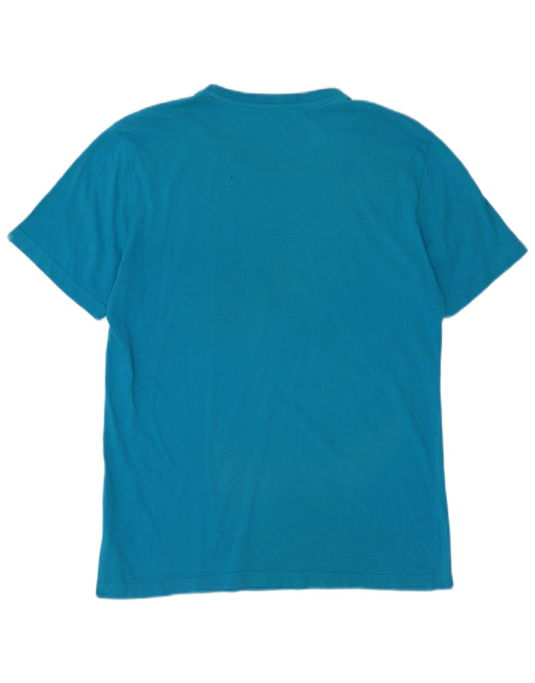 Tricou cu grafică Puma pentru bărbați Top din bumbac albastru mediu