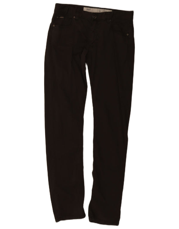 Armani Collezioni Pantaloni casual subțiri cu talie joasă pentru bărbați L32 L34 maro