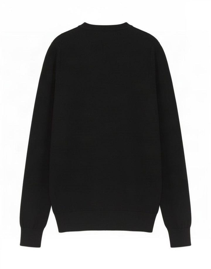 Pulover cu decolteu în V Massimo Dutti pentru femei UK 10 Mic Negru