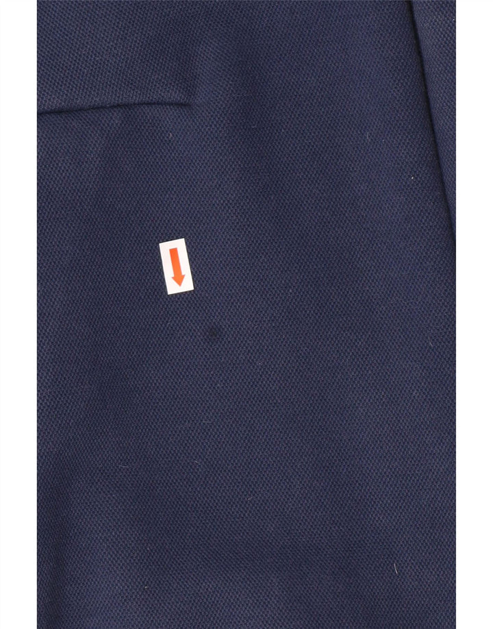 Pulover ADIDAS pentru femei cu fermoar, Marea Britanie 12/14, bumbac mediu albastru bleumarin