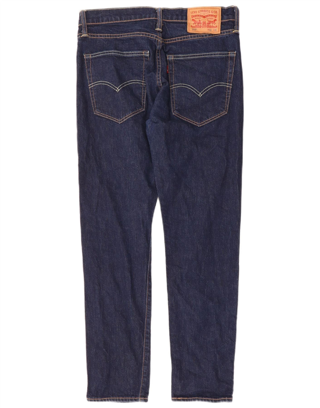 Blugi conici 512 subțiri pentru bărbați LEVI'S L30 L27 bumbac bleumarin