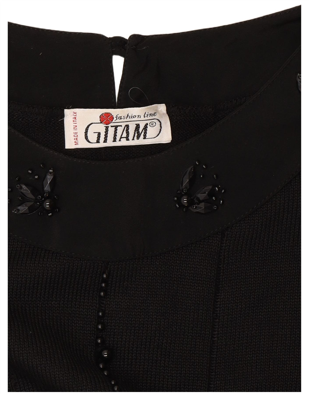 Pulover pentru femei Gitam cu gât de barcă UK 16 Large Black