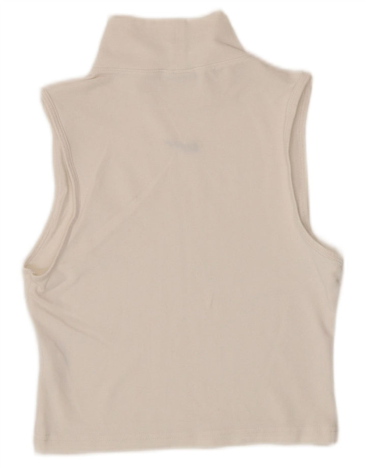 Vest Crop Top pentru femei Nike UK 4 XS Alb
