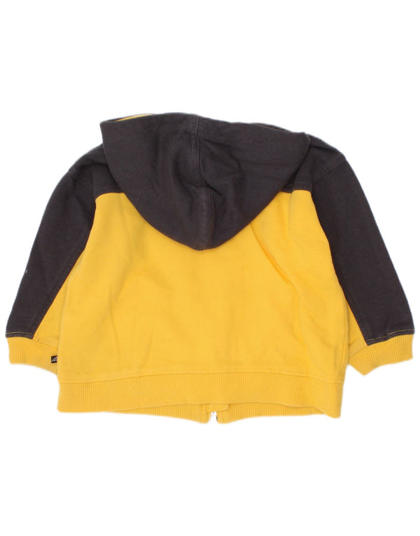 Adidas Baby Boys Graphic Zip Hoodie Pulover 9-12 luni Galben Colorblock