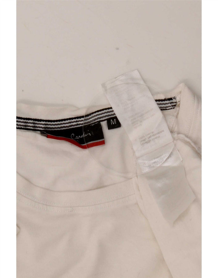Pierre Cardin Bărbați Tricou Top Medium Alb Bumbac