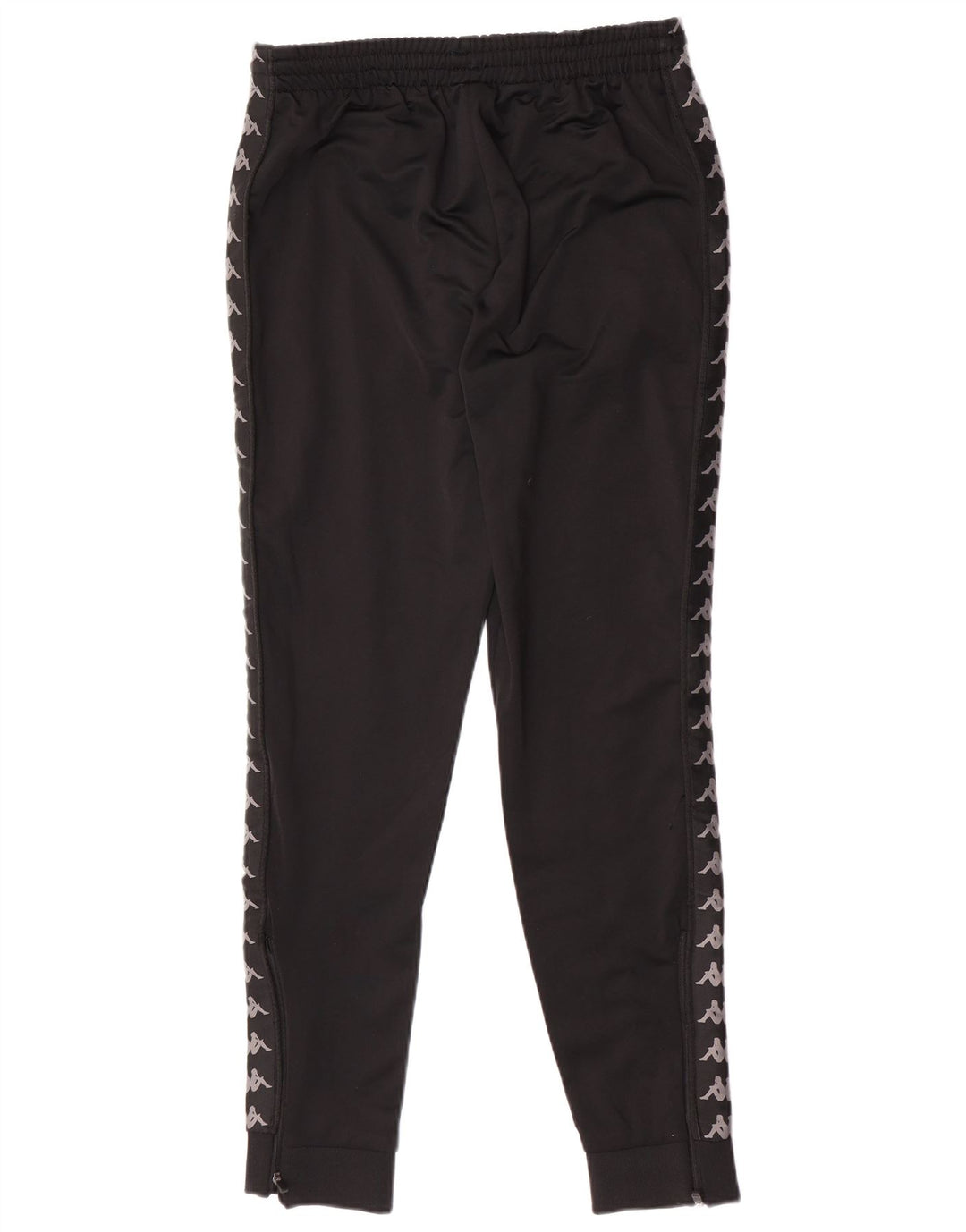 Pantaloni de trening cu grafică pentru bărbați Kappa Pantaloni de jogging Poliester mediu negru