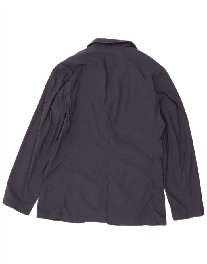 EDDIE BAUER Jachetă pentru bărbați cu 3 nasturi, UK 40, mare, nailon bleumarin