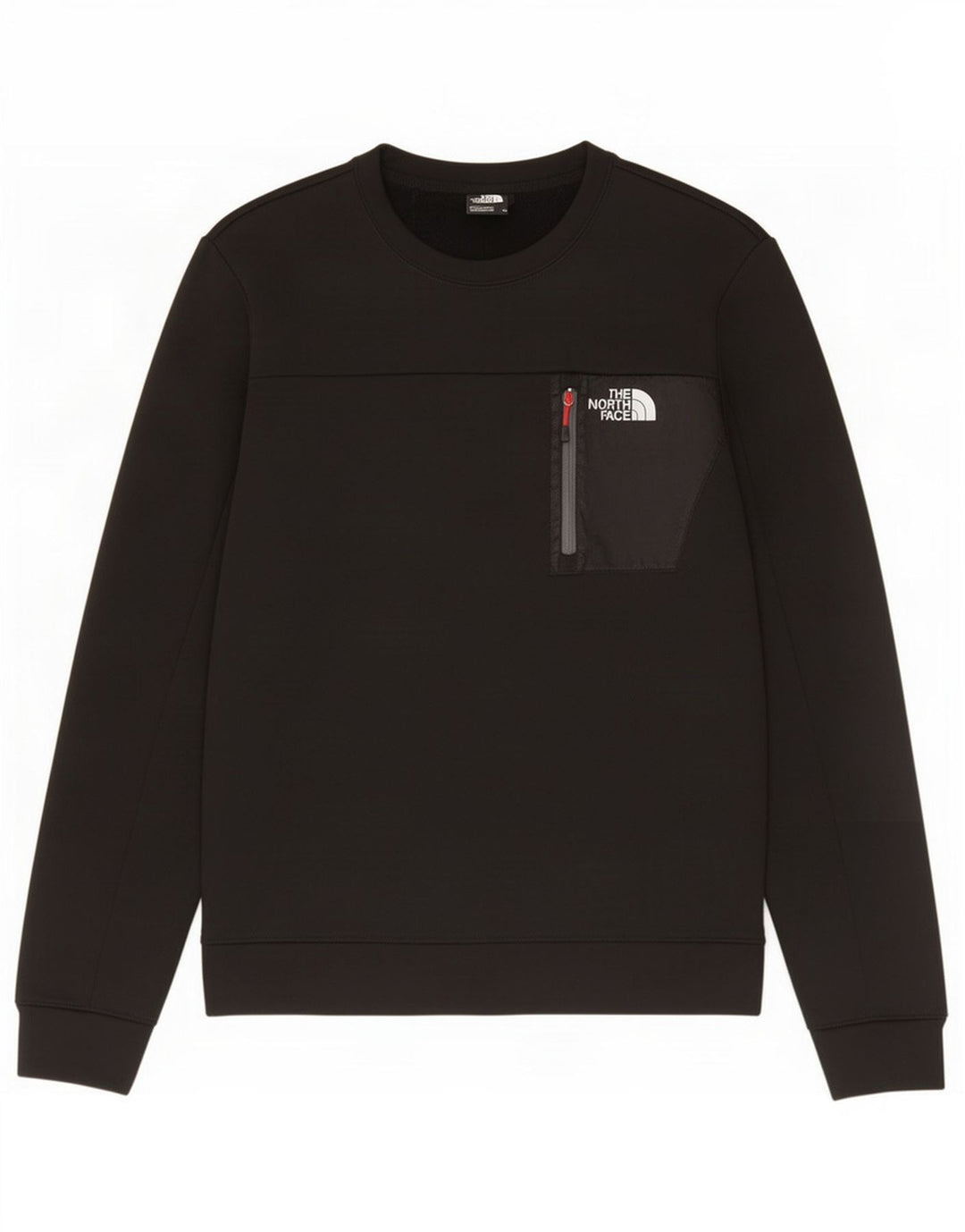 Pulover grafic pentru bărbați The North Face, poliester mediu negru