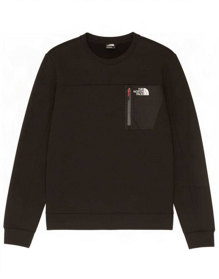 Pulover grafic pentru bărbați The North Face, poliester mediu negru