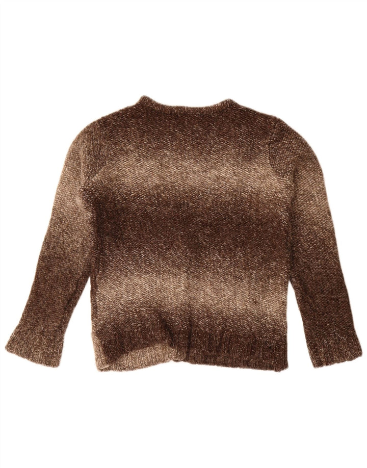 Pulover cardigan pentru femei Zara UK 14 Lână maro medie