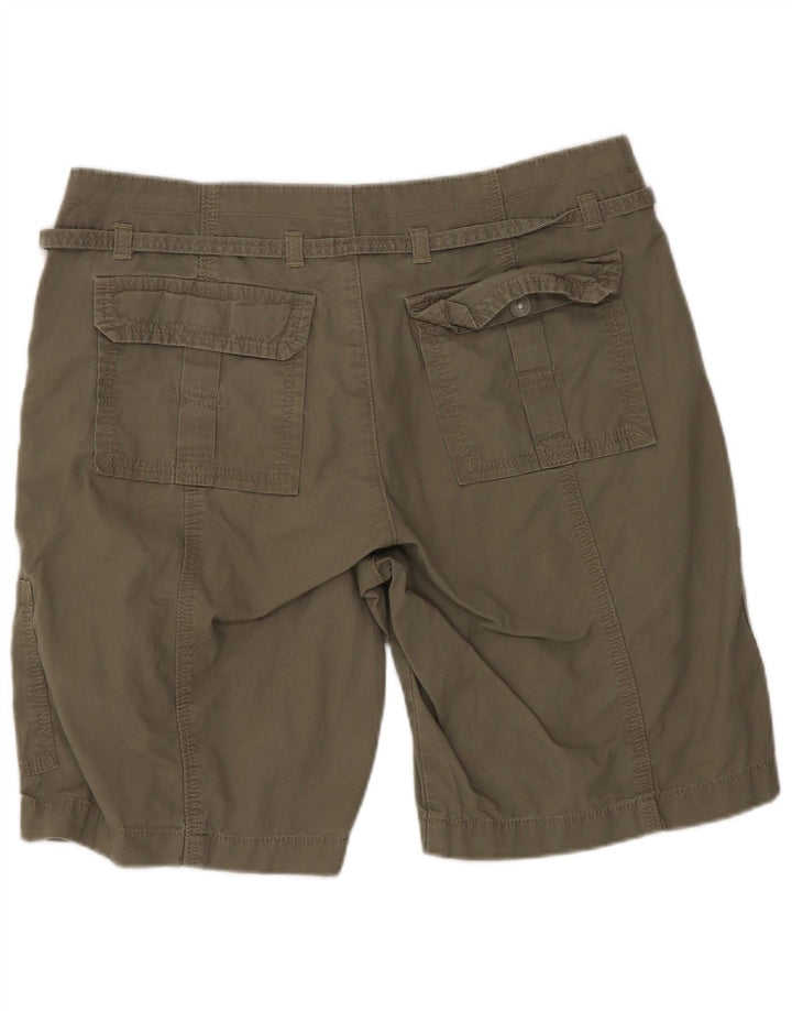 Pantaloni scurti cargo pentru femei Lee US 8 Medium W30, bumbac verde