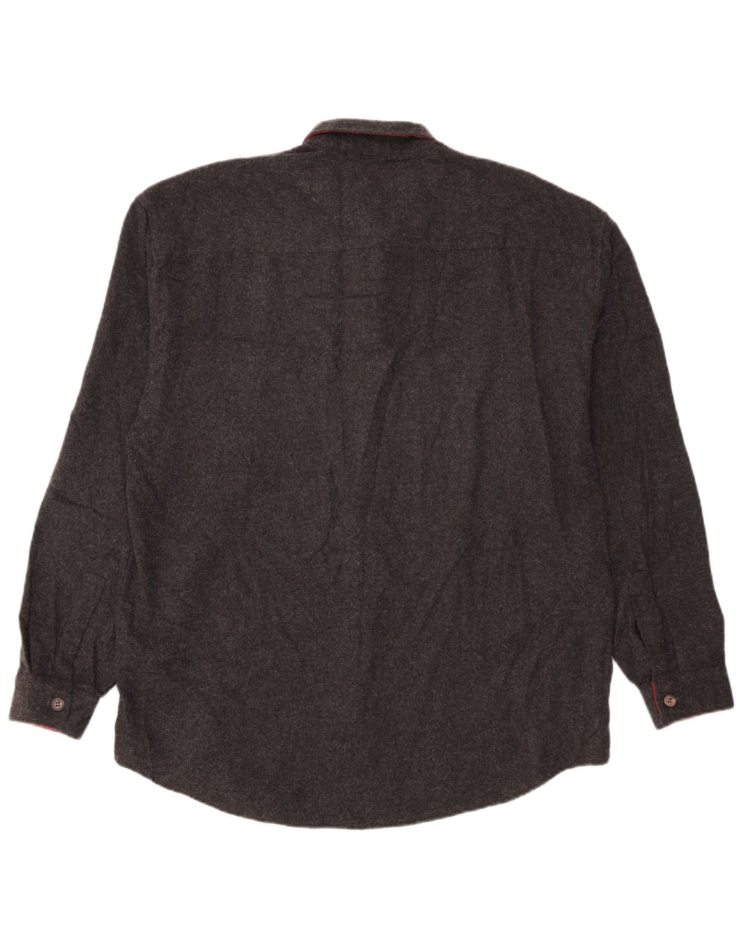 Cămașă de flanel vintage pentru bărbați, bumbac negru mare