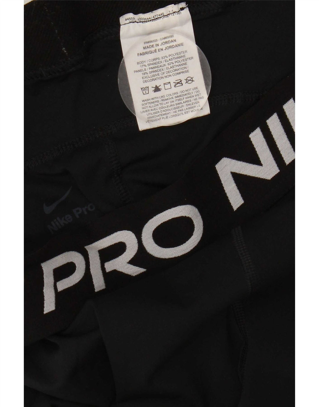 Leggings grafic Nike pentru femei UK 18 XL Poliester negru