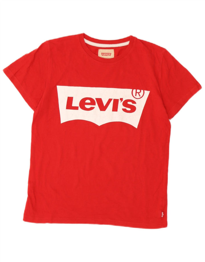 Tricou grafic pentru băieți Levi's Top 13-14 ani, roșu