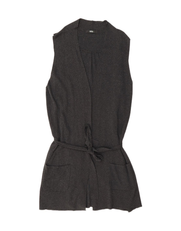 Pulover cardigan fără mâneci pentru femei Marks & Spencer UK 20 2XL gri